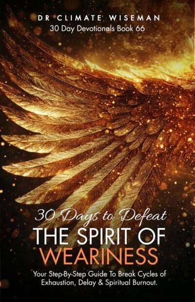30 Days to Defeat the Spirit of Weariness: Your Step-By-Step Guide To Break Cycles of Exhaustion, Delay & Spiritual Burnout,